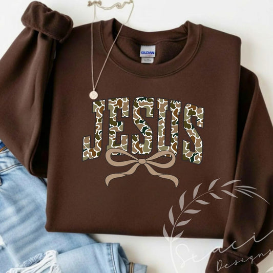 JESUS- Crewneck