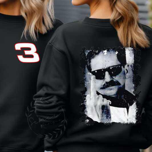 Dale Earnhardt Middle Finger- Crewneck