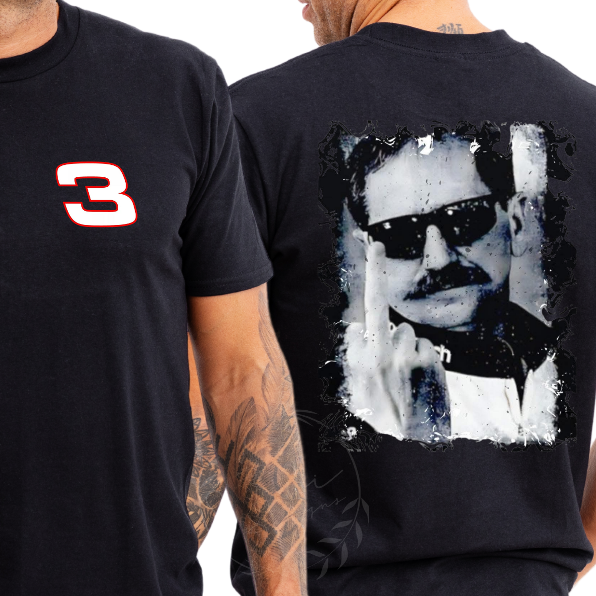 Dale Earnhardt Middle Finger- TShirt