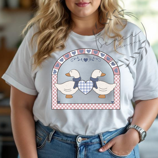 Vintage Geese-TShirt