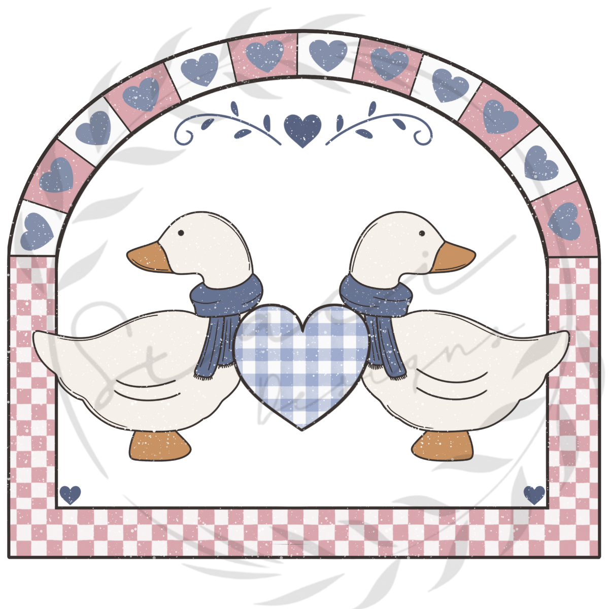 Vintage Geese-TShirt