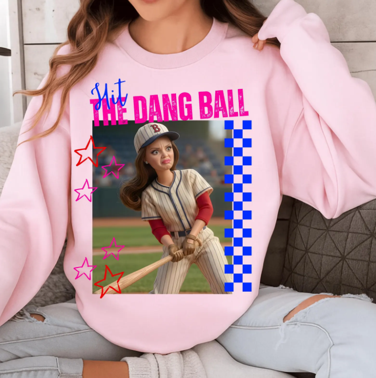 Baseball Barbie- Crewneck